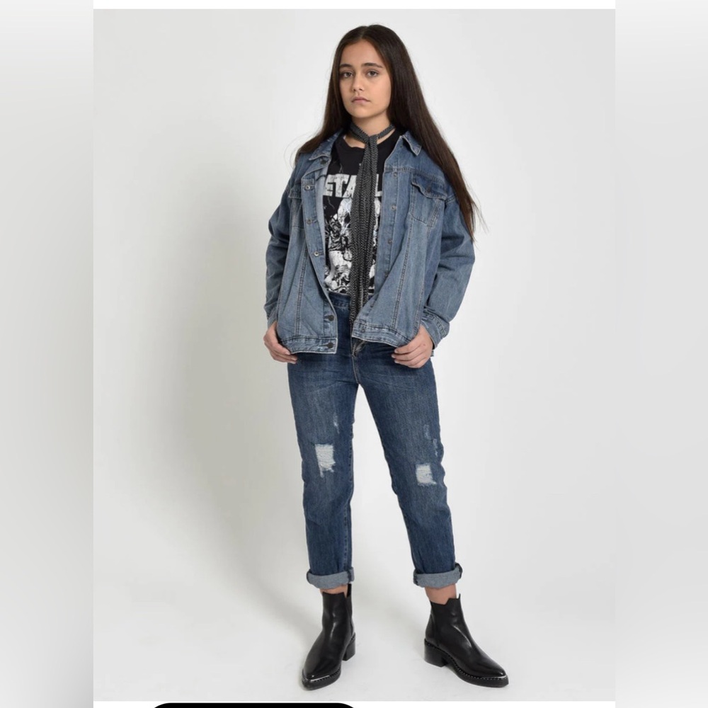 One teaspoon kids cropped jeans size 8/9